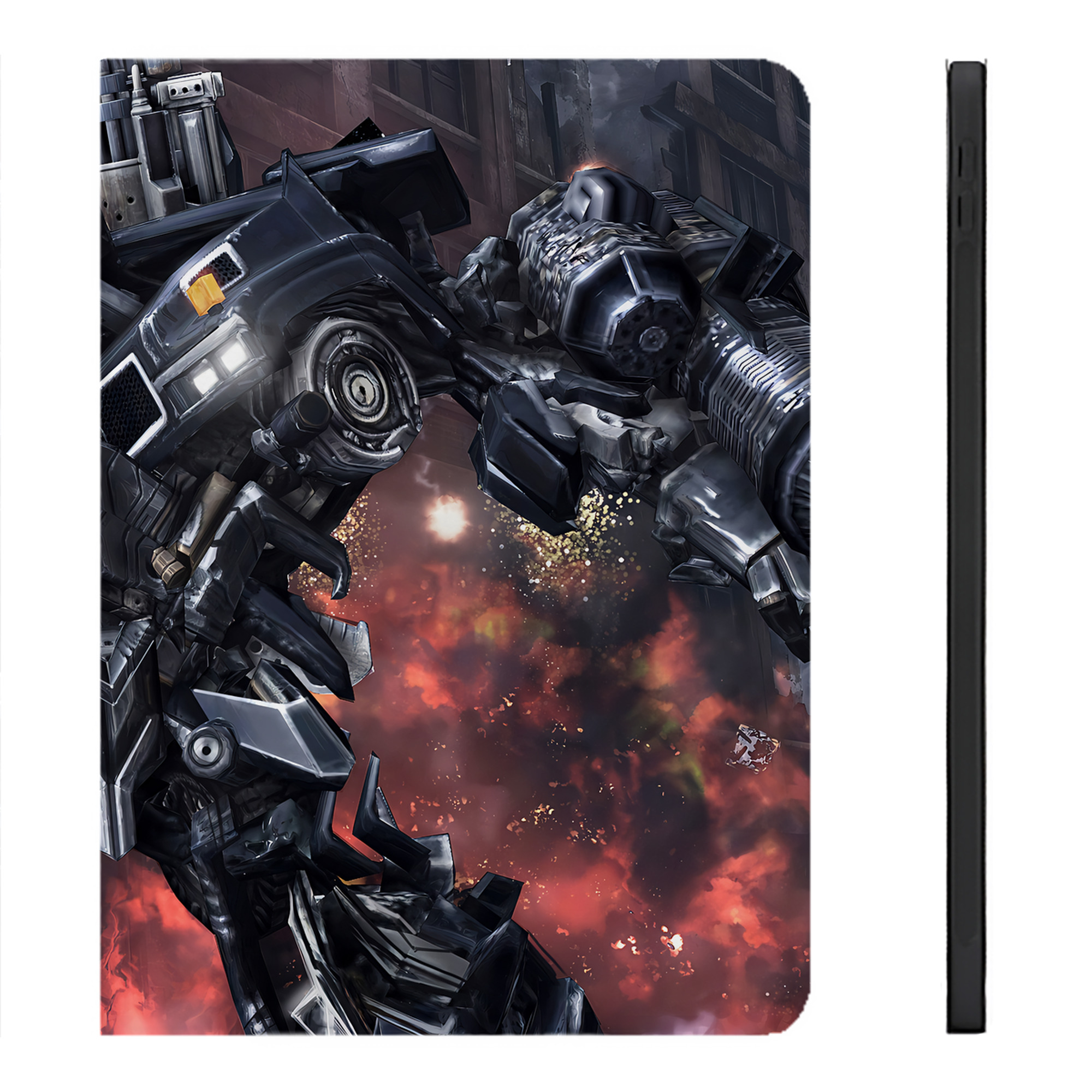 （画像用） Transformers トランスフォーマー IPadケース ペンホルダー付き ブックスタイルデザイン